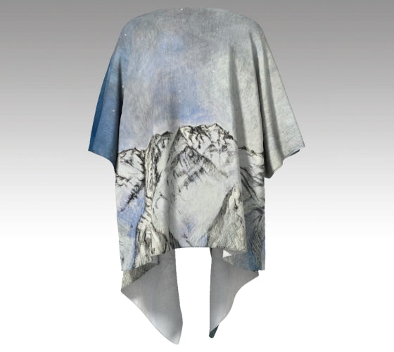 Starry Night Over Ts'zil Silk Kimono