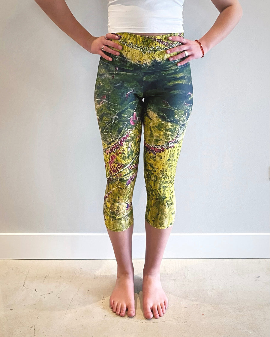 Foxglove Tangle Capris Legging - February Limited Edition Release