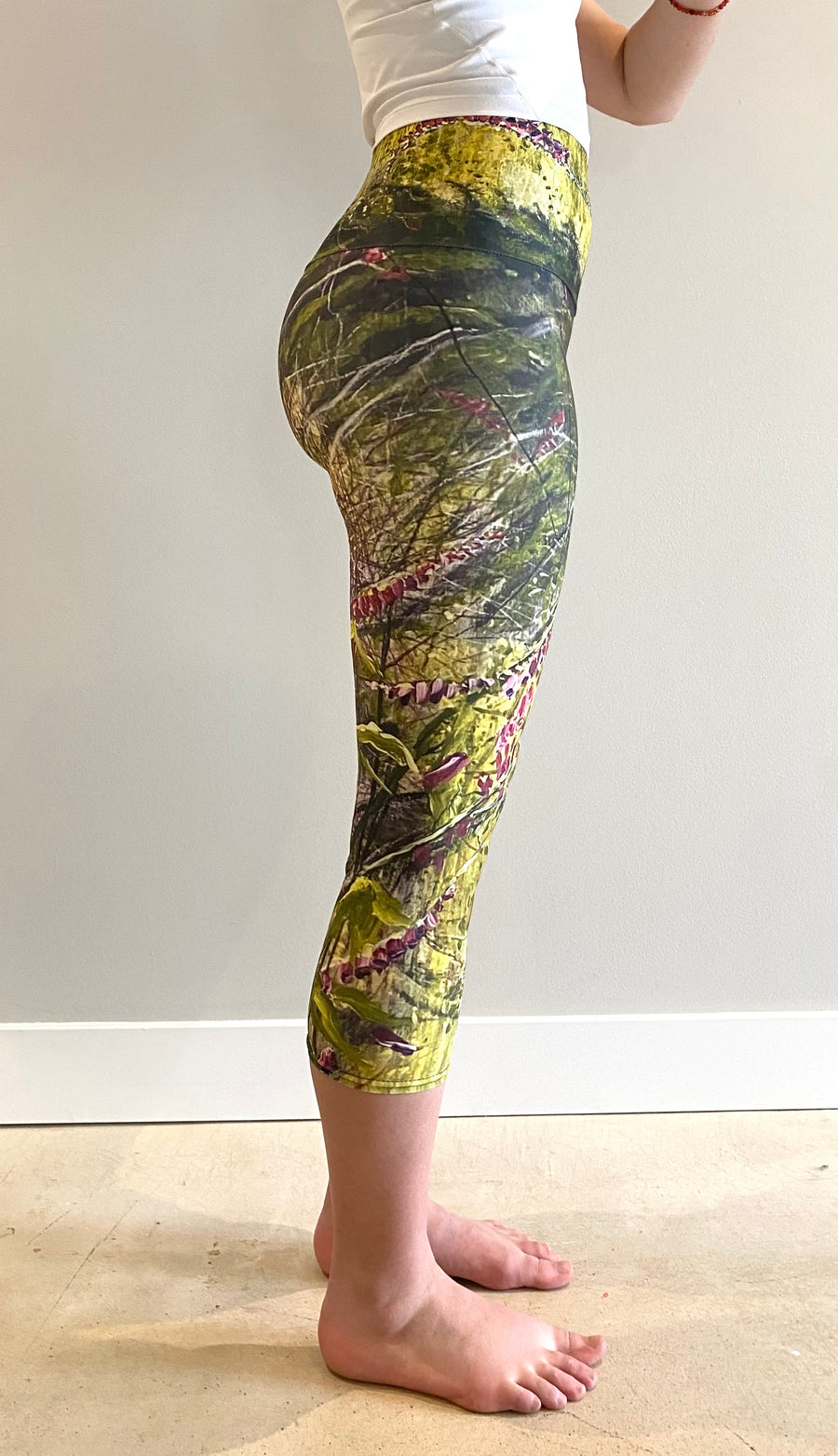 Foxglove Tangle Capris Legging - February Limited Edition Release