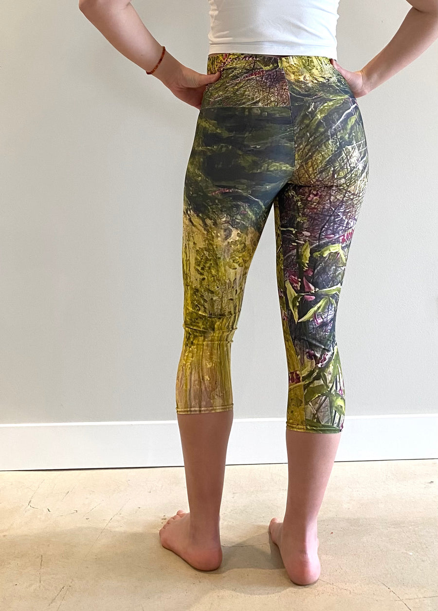 Foxglove Tangle Capris Legging - February Limited Edition Release